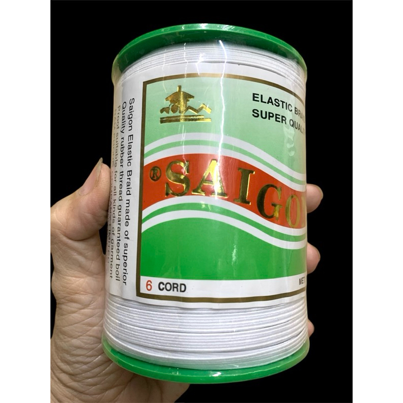 Thun số 6 Sài Gòn (cuộn 100m)- Chun tốt cuộn 100m
