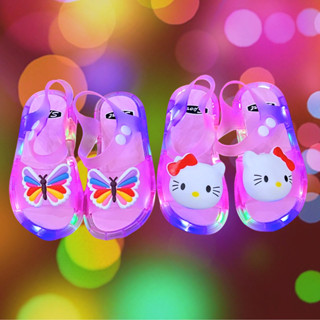 Dép Quai Hậu Sandal Trẻ Em Phát Sáng Đèn Led Nhấp Nháy Siêu Cute mới 2025,size có cho bé từ 1 tuổi