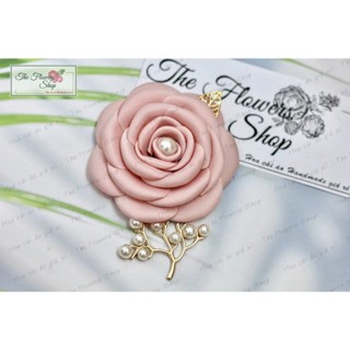 (Tặng hộp mỗi hoa) hoa cài áo handmade hoa trà nhụy ngọc cành trai (hơn 20 màu)