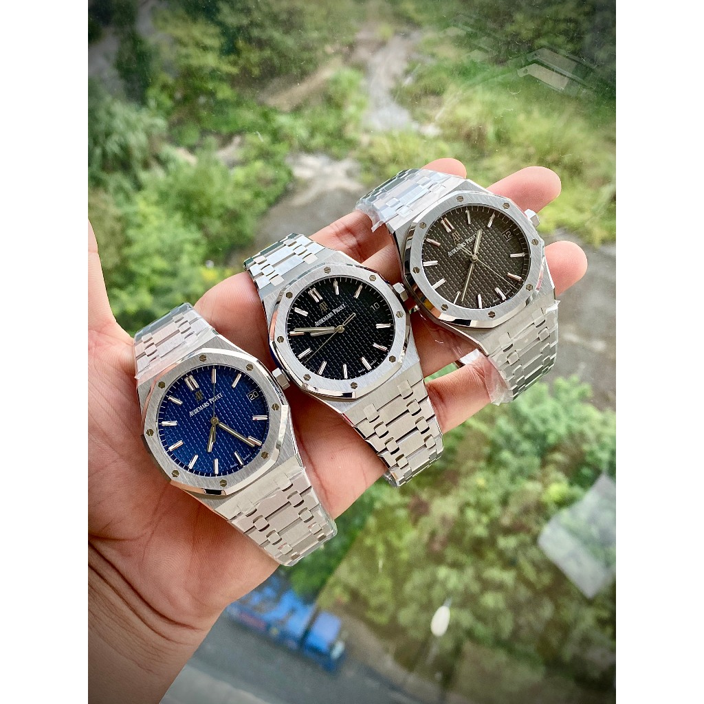 [Full Box] - đồng hồ nam Audemars Piguet Royal Oak 15500 41mm máy Cal 4302 32 chân kính 