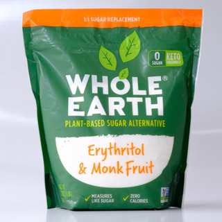 Đường ăn kiêng la hán quả Whole Earth Monk Fruit Sweetener with Erythritol, Sugar Alternative, 908g
