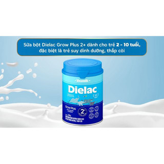 (Bao bì mới) Sữa bột Dielac Growplus 2+ 850g (cho trẻ từ 2-10 tuổi)