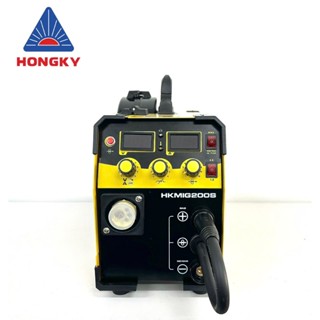 Máy hàn Mig không dùng khí Hồng Ký HK MIG 200S, có TẶNG kèm 2 béc hàn 0.8mm, sử dụng cuộn dây 1-5kg