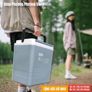 PHÍCH ĐÁ VUÔNG 18 LÍT / BÌNH ĐÁ, BÌNH GIỮ NHIỆT