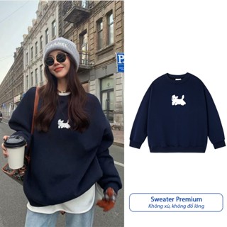 Áo Sweater Nỉ Lông Cáo Local Brand Lavi Studio/ I Love Pet