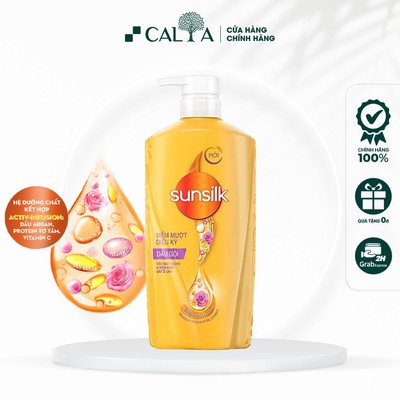 Dầu Gội Sunsilk Mềm Mượt Diệu Kỳ Màu Vàng 140g/640g