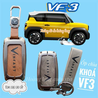 Ốp khoá Vinfast VF3 xe điện, bọc khóa cao cấp bảo vệ chìa khoá