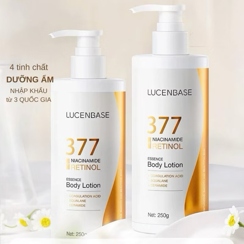 [HÀNG CÔNG TY] Combo 2 Dưỡng Thể 377 Lucenbase
