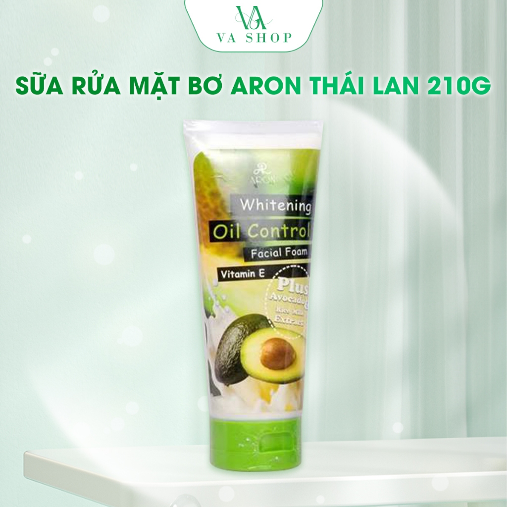 Sữa rửa mặt Bơ Aron Thái Lan 210g