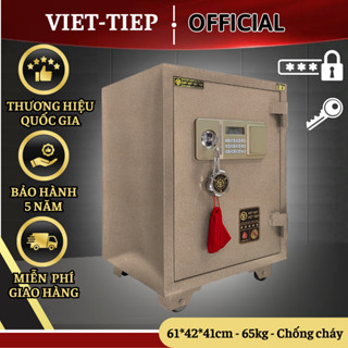   KHOÁ ĐIỆN TỬ_65Kg  Két sắt Chính hãng Cơ Khí Việt Tiệp màu Phong Thuỷ cho Gia Đình Văn Phòng Nhà Hàng Khách Sạn. 