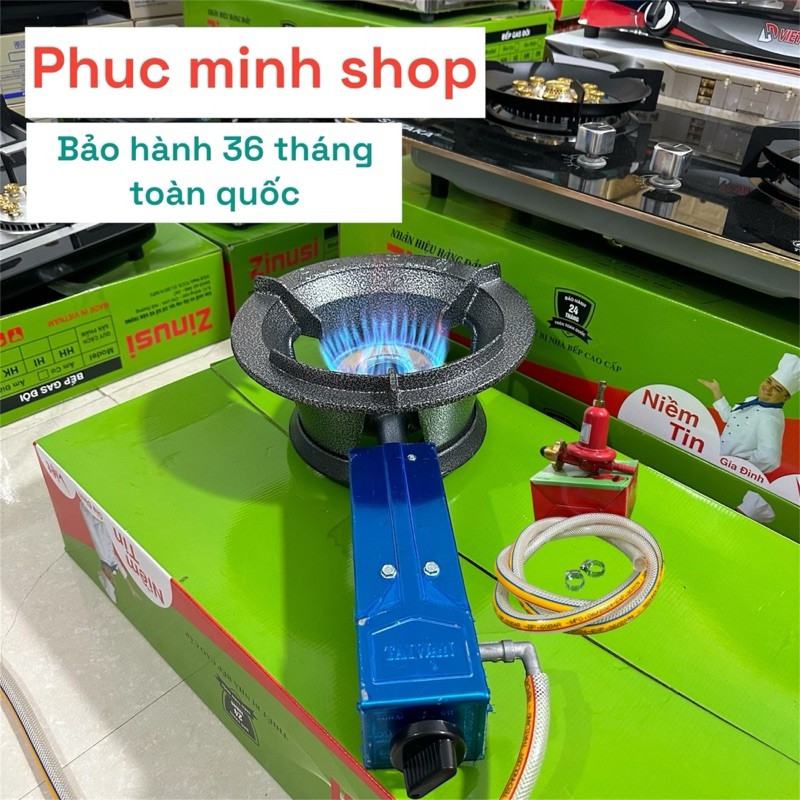 Bếp gas công nghiệp SHUFU A2 sơn tích điện . Gang đúc nguyên khối chế loại 1 cao cấp . Ngọn lửa xanh