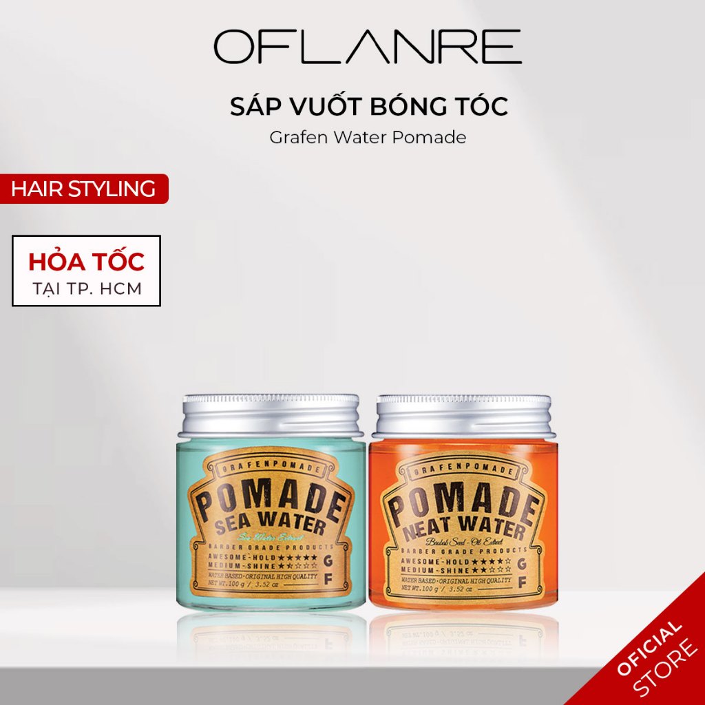 GRAFEN Sáp vuốt bóng tóc, tạo kiểu tóc cho nam Water Pomade 100g