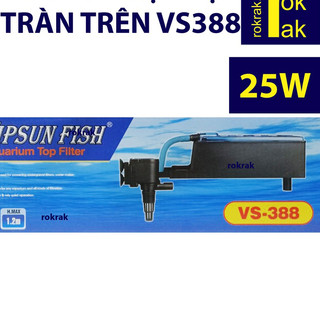 Bộ máy bơm + hộp lọc tràn trên vipsun vs-388 aa-388 cho hồ cá cảnh