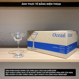 [Made in Thailand] Ly Martini Ocean Duchess Cocktail - 210ml - 1503C07 (Bộ 06 ly)
