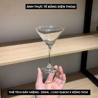 [Made in Thailand] Ly Martini Ocean Duchess Cocktail - 210ml - 1503C07 (Bộ 06 ly)