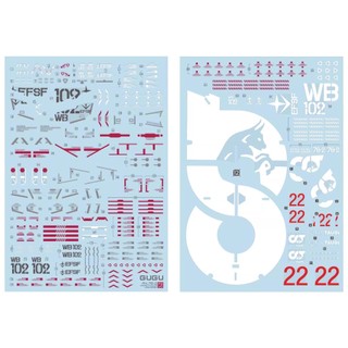 Đề can - Decal nước Perfect Grade Unleashed PGU RX-78-2