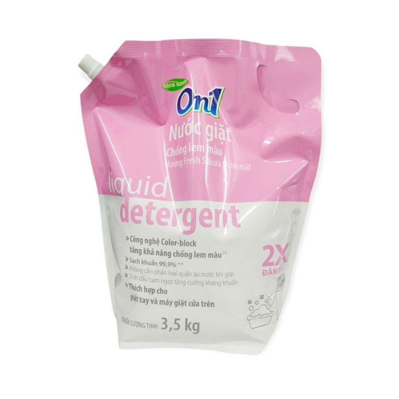 [DATE MỚI] Nước giặt On1 Fresh Sakura chống lem màu 3.5kg (Ng1)