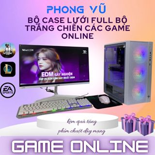 Bộ Máy Tính Case PC Trắng Màn ",22",24" Inch, Core i5, i7 Ram 8-16Gb, SSD 256Gb Chơi Game Mượt Mà-Tặng Kèm Phím Chuột