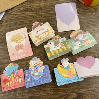 Thiệp chúc mừng sinh nhật, thiệp quà tặng họa tiết hoa 3D dễ thương phong cách cổ điển mẫu B