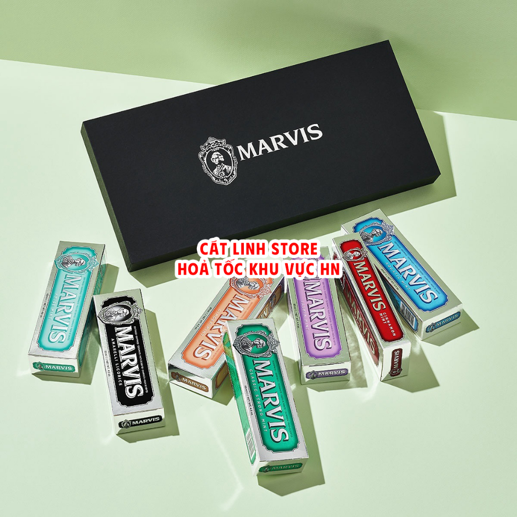 Kem đánh răng cao cấp Marvis Mini Set 7x25ml, Cam kết hàng chuẩn