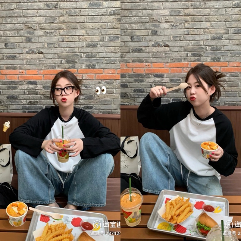 ÁO THUN 3158 DÀI TAY TRƠN FORM RỘNG DÁNG DÀI, GIẤU QUẦN SIÊU XINH