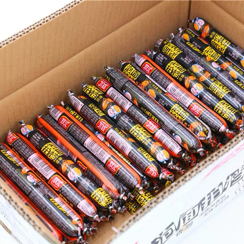 1 HỘP 60 CHIẾC XÚC XÍCH NGÔ ĐEN THANH DÀI (35gr/ thanh)