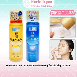 Toner Hada Labo Gokujyun Premium Dưỡng Ẩm Sâu Sáng Da Nhật Bản 170ml