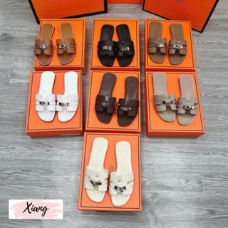 Dép lê hm khoá tag bạc, fullbox