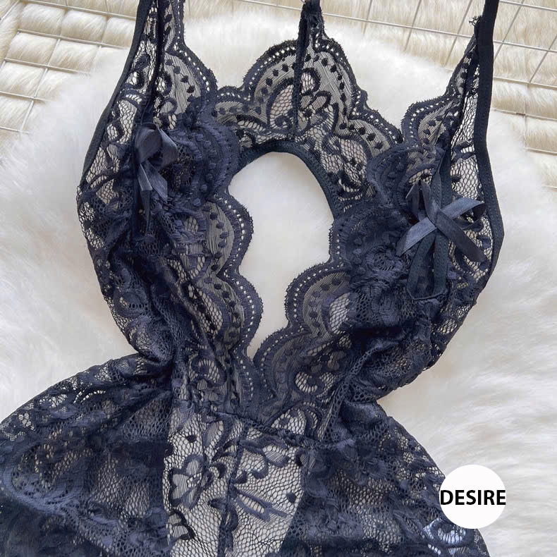 Bodysuit ren Jumpsuit ren váy ren xuyên thấu gợi cảm sexy DESIRE VN-8413 | BigBuy360 - bigbuy360.vn