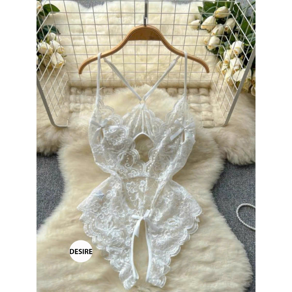 Bodysuit ren Jumpsuit ren váy ren xuyên thấu gợi cảm sexy DESIRE VN-8413 | BigBuy360 - bigbuy360.vn