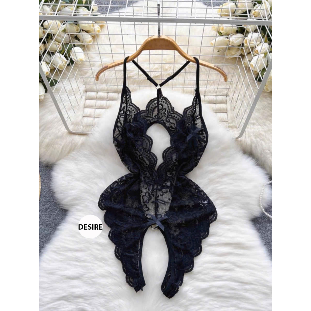 Bodysuit ren Jumpsuit ren váy ren xuyên thấu gợi cảm sexy DESIRE VN-8413 | BigBuy360 - bigbuy360.vn