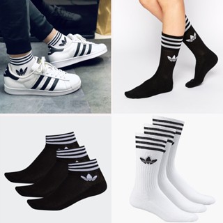 Tất ADIDAS cổ ngắn Vớ thể thao dệt kim cao cấp Chất liệu Coton hạn chế mùi hôi và thông thoáng