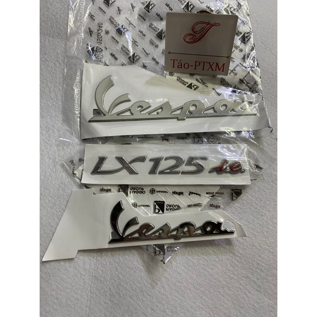 Bộ tem xe Vespa lx 125/150 zin hãng