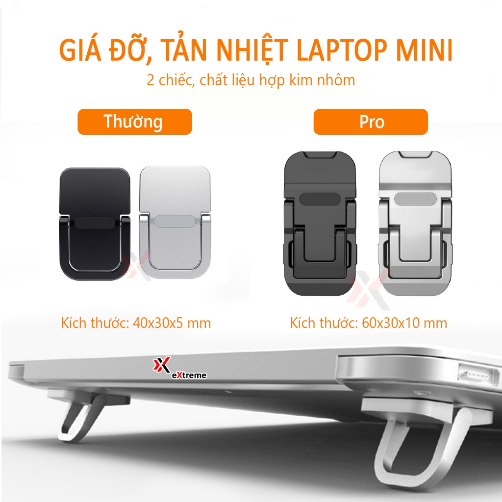 Giá Đỡ Tản Nhiệt Laptop Hợp Kim Nhôm GL1x01 Đế Kê Di Động Cho Laptop Macbook…