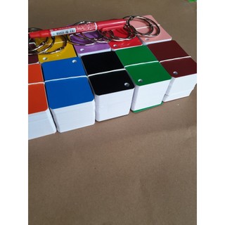 Combo sỉ 5000 rất dày thẻ flashcard trắng khoen