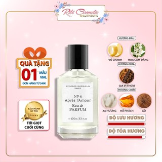  Nước Hoa nữ Thomas Kosmala No 4 - Hương Thơm Da Thịt Của Another 13 Và Mfk 540 Lưu Hương Lâu Ribicosmetics 