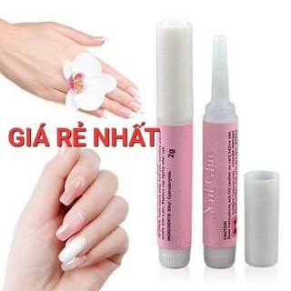 10 keo dán móng tay giả , keo làm nailbox, keo 2g