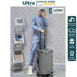 Bộ nỉ thể thao nam kéo khoá cao cấp dày dặn hàng hiệu Ultral UD4-3136 - Set bộ thu đông nam dài tay 2024 Hàng Xuất Dư