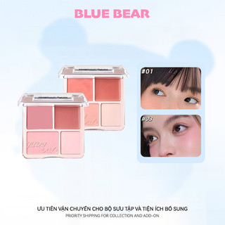  Judydoll Phấn má hồng Judydoll  Kem má hồng Bảng phấn má hồng mờ làm sáng khuôn mặt 