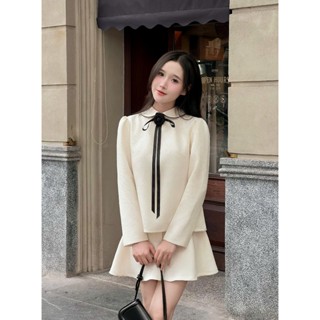 Set dạ tweed tex sang chảnh tiểu thư thiết kế Bonheur Luna Set