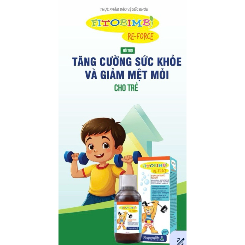 FITOBIMBI RE-FORCE HỖ TRỢ TĂNG CƯỜNG SỨC KHỎE VÀ GIẢM MỆT MỎI CHO T