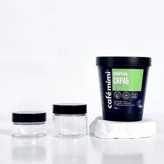 Tẩy tế bào chết da đầu Cafe Mimi Super Volume xanh lá sạch cho tóc dầu bết giúp tóc bồng bềnh 330g