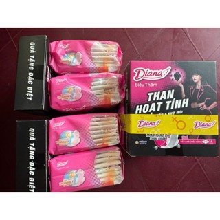 {TẶNG} COMBO 6 GÓI BVS DIANA SIÊU THẤM MỎNG CÁNH TẶNG 12 MIẾNG BVS SIÊU THẤM THAN