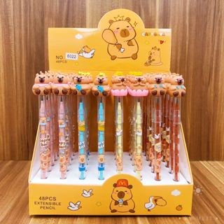 ( sỉ 4K ) Combo 10  Bút Chì Khúc Cute - Quà Tặng Học Sinh- Bút Chì Khúc Capybara Noel Giáng Sinh Giá rẻ