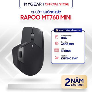 Chuột không dây Rapoo MT760 / MT760M Mini Đen / Trắng Xám / Hồng Nhạt Chính hãng - Bảo hành 24 tháng