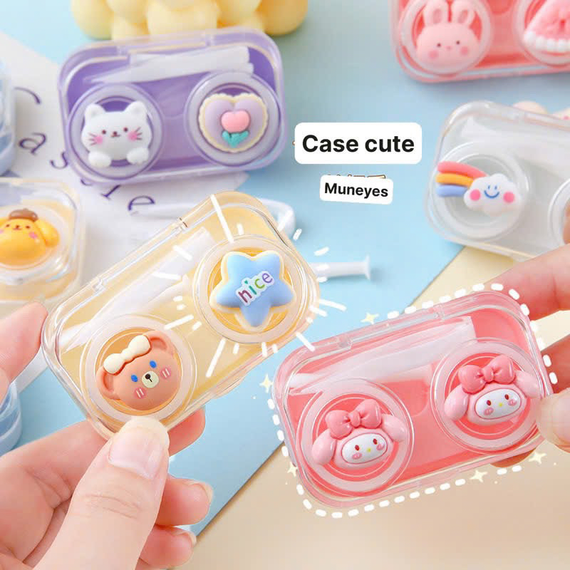 khay đựng Lens thú có ron Muneyes Angel eyes