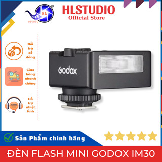Đèn Flash Mini Godox iM30 - Chế Độ Quang Học S1/S2, Nhiệt Độ Màu 6500K, Nhẹ Và Di Động