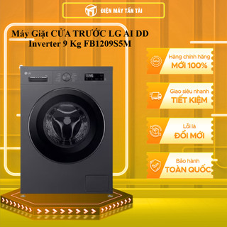  FB1209S5M - Máy Giặt CỬA TRƯỚC LG AI DD Inverter 9 Kg FB1209S5M - GIAO TOÀN QUỐC 