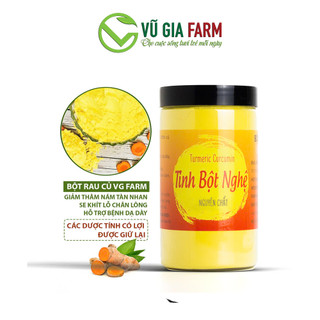 Tinh bột nghệ nguyên chất Vũ Gia - Tinh nghệ vàng cao cấp cho dạ dày, tiêu hoá, đắp mặt nạ dưỡng da