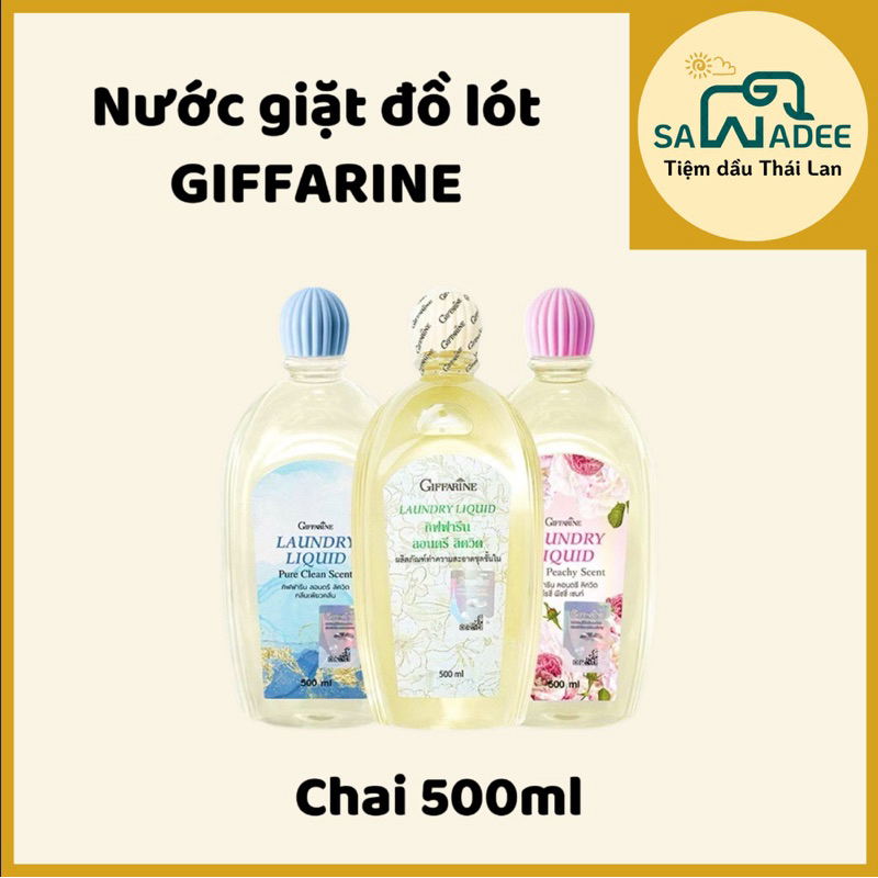 Nước giặt đồ lót GIFFAIRINE Laundry Liquid [Hàng nội địa Thái Lan]